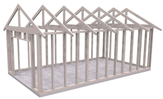 Attefallshus / Garage stomme 7200×3940 mm