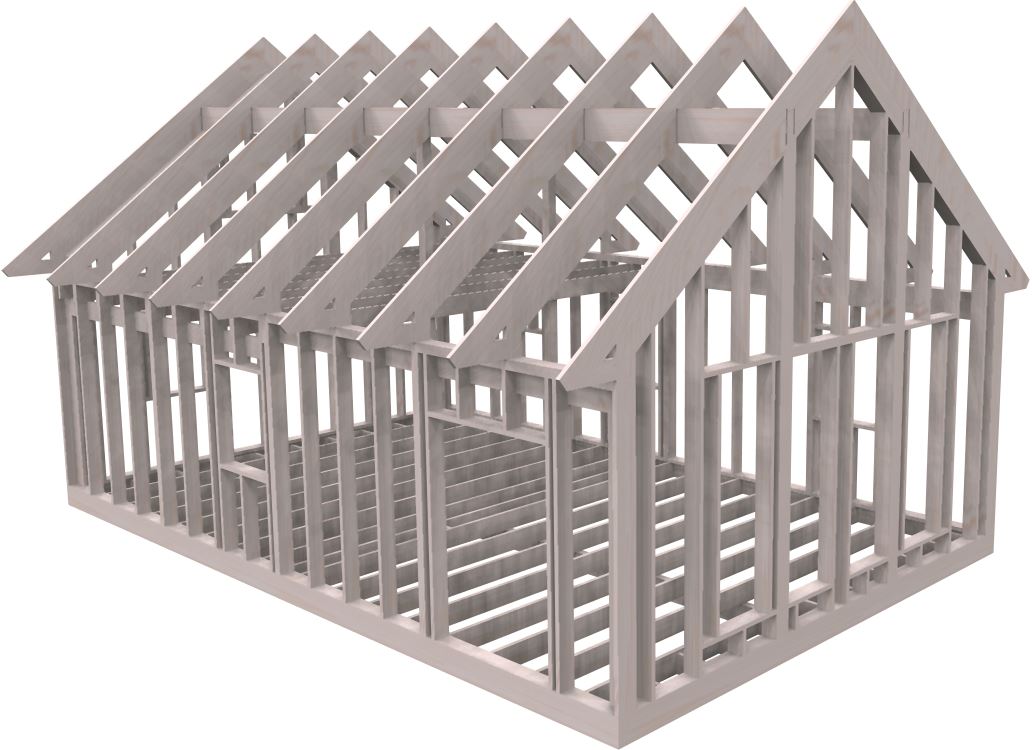 Fritidshus 38° 9734×6234 mm med Loft