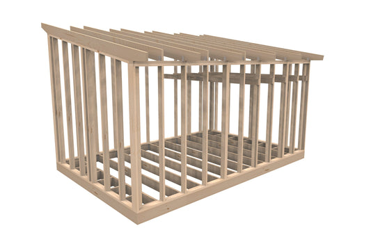 Attefalls stomme med loft 25m2